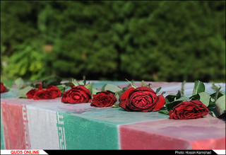 تدفین ۲ شهید گمنام در دانشگاه آزاد گرگان