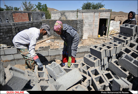 ساخت و ساز در مناطق زلزله زده تربت جام و فریمان‎
