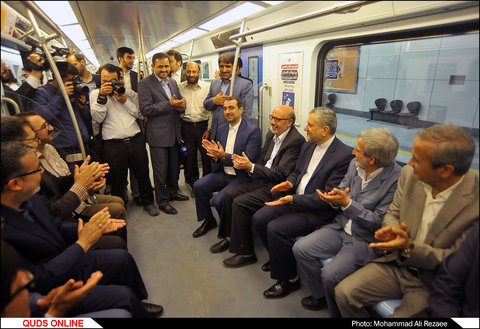  افتتاح ایستگاه مفتح خط 2 قطار شهری مشهد 