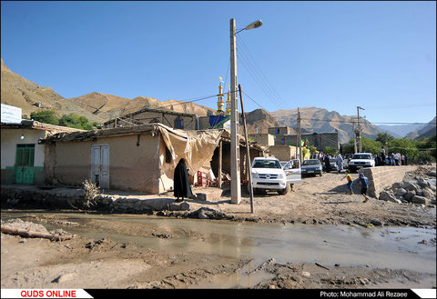 سفر تولیت آستان قدس رضوی به شهر کلات و مناطق سیل زده