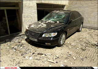 حریق ساختمانی در مشهد به ۲ خودروی سواری خسارت وارد کرد
