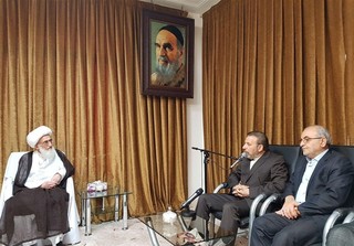 رئیس دفتر رئیس‌جمهور با آیت‌الله نوری همدانی دیدار کرد
