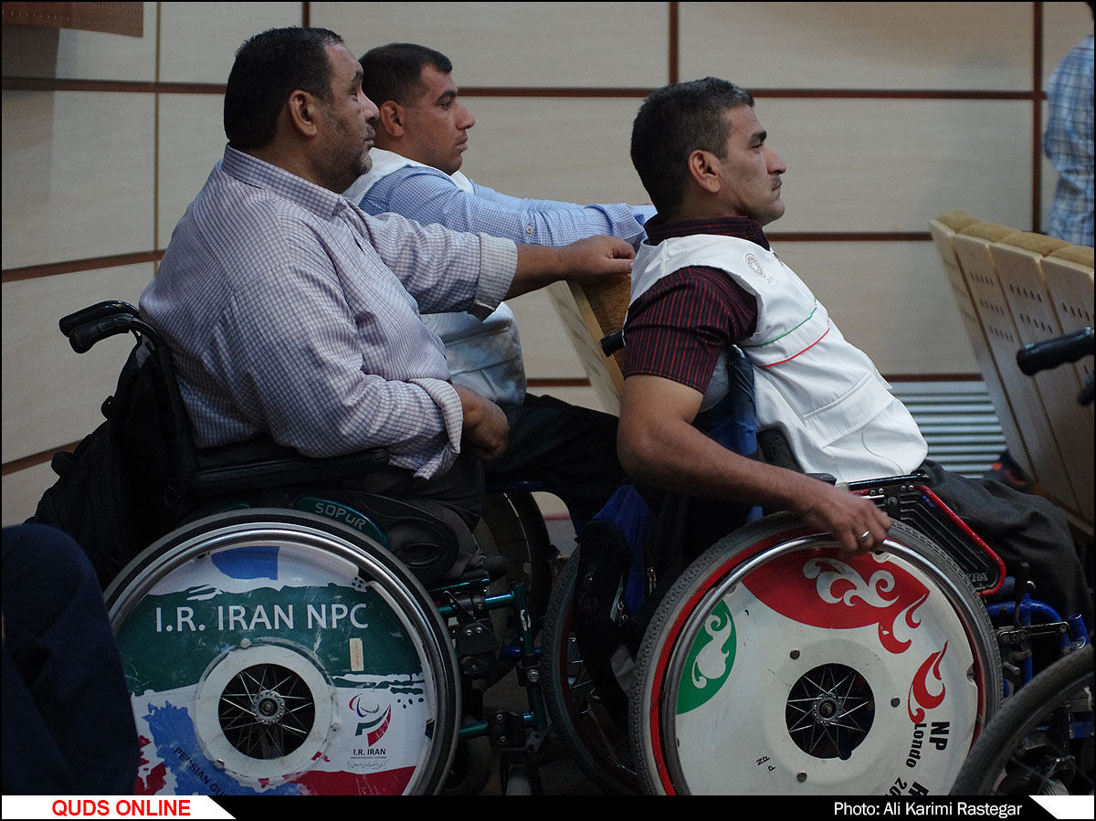 مراسم تجلیل از مدال آوران پارالمپیک در مشهد