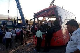 واژگونی مرگبار اتوبوس در آزادراه پیامبر اعظم با ۳۰ کشته و زخمی