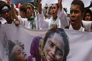 راهپیمایی مردم ایران در حمایت از مسلمانان میانمار پس از نماز جمعه