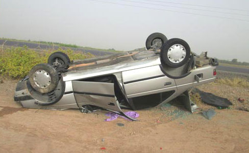 واژگونی خودرو پژو یک کشته برجای گذاشت