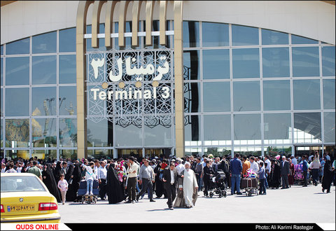 ورود نخستین حجاج خراسانی به فرودگاه هاشمی نژاد مشهد