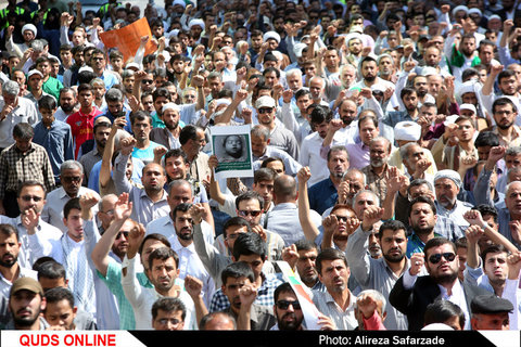 تظاهرات مردم مشهد بر علیه کشتار مسلمانان میانمار