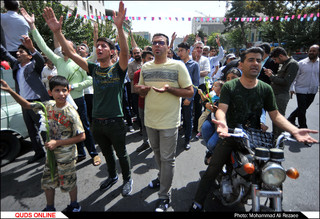 جشن و شادی مردم در عید غدیر/گزارش تصویری