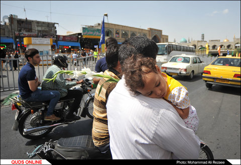 جشن مردم مشهد در عید غدیر