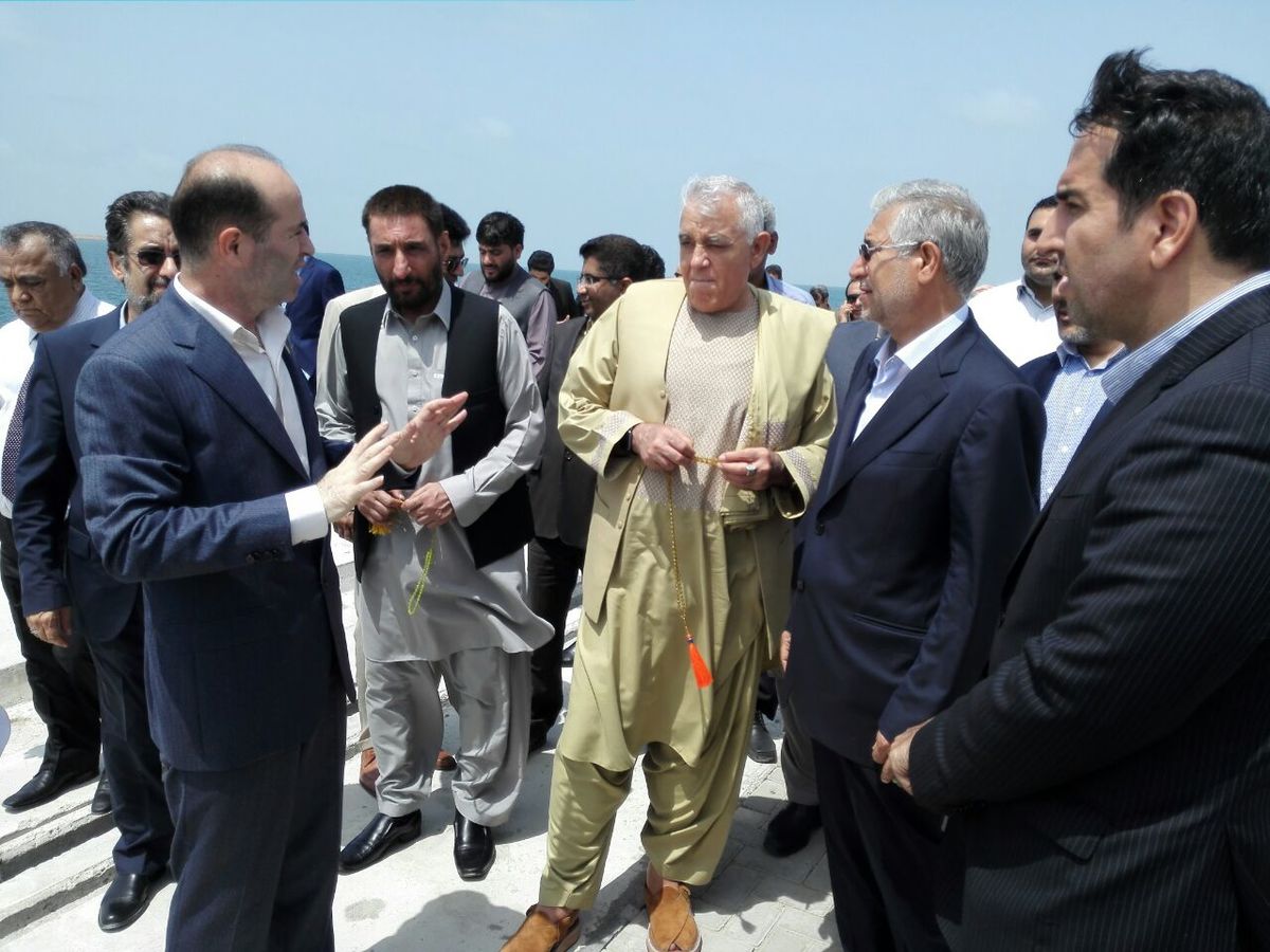 والی قندهار افغانستان از طرح و توسعه بندر شهید بهشتی چابهار بازدید کرد