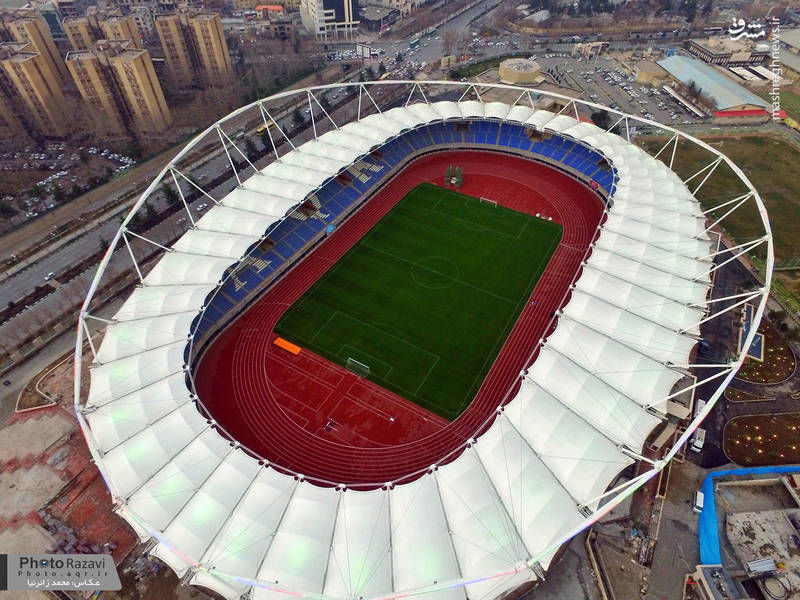 تصاویر هوایی زیبا از ورزشگاه امام رضا علیه السلام
