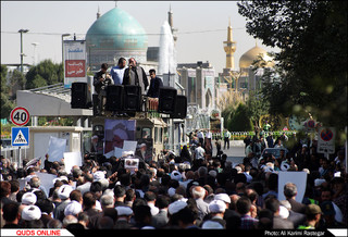 تشییع پیکر آیت‌الله حاج شیخ علی‌اصغر معصومی‌ در مشهد/گزارش تصویری