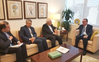 ظریف با معاون دبیرکل سازمان ملل دیدار و گفتگو کرد