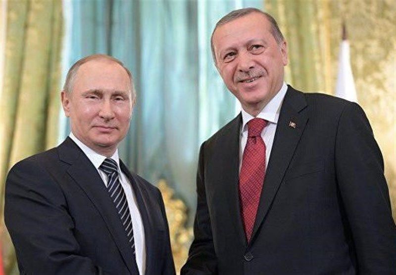 تاکید اردوغان و پوتین بر ضرورت حفظ تمامیت ارضی عراق و سوریه
