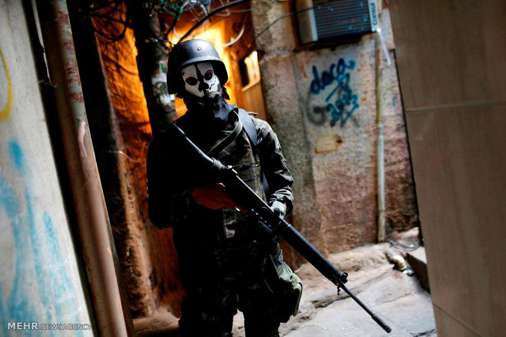 تصاویر/ مبارزه با مواد مخدر در برزیل‎
