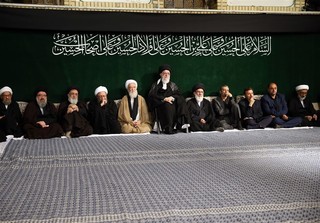 نخستین شب عزاداری سالار شهیدان در حضور امام خامنه‌ای