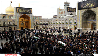 تشییع دو شهید مدافع حرم درمشهد/ گزارش تصویری