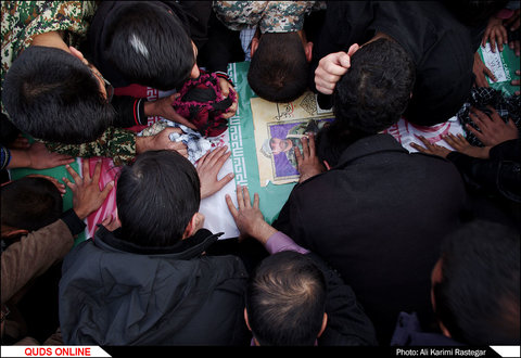 استقبال از پیکر مطهر شهید مدافع حرم محمد جاودانی