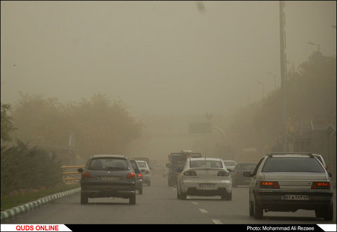 گرد و غبار شدید در مشهد