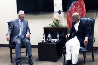 وزیر خارجه آمریکا با مقامات افغانستان دیدار کرد