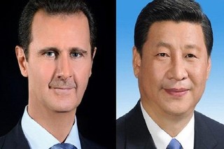 پیام تبریک «بشار اسد» برای رئیس‌جمهوری چین