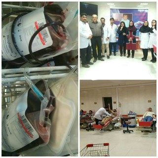 اهدای خون توسط ۵۰ نفر از اعضای یک کمپین در زاهدان