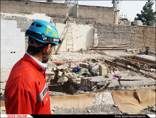 سانحه در تخریب ساختمان بلوار سجاد مشهد/گزارش تصویری