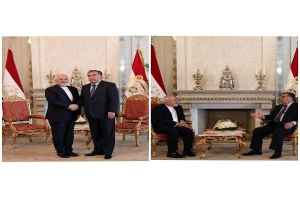 ظریف با رئیس جمهور تاجیکستان دیدار کرد
