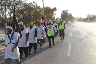 ۷۰۰ نفر زائر پیاده در دهه پایانی ماه صفراز رشتخوار  به مشهد اعزام شدند