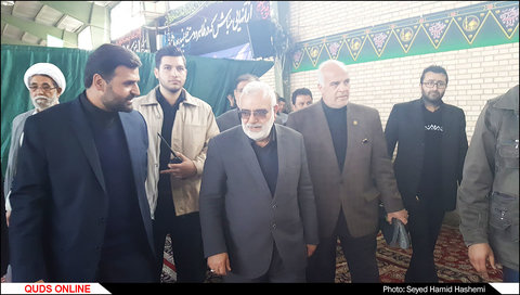 بازدیدقائم مقام آستان قدس رضوی از موکب زائران پیاده