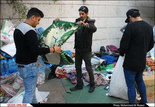 جمع آوری کمک های مردمی در مشهد/گزارش تصویری