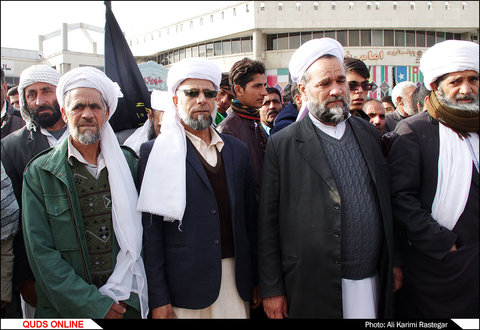 تشرف کاروان های زیارتی علماء اهل سنت کشور به حرم مطهر رضوی