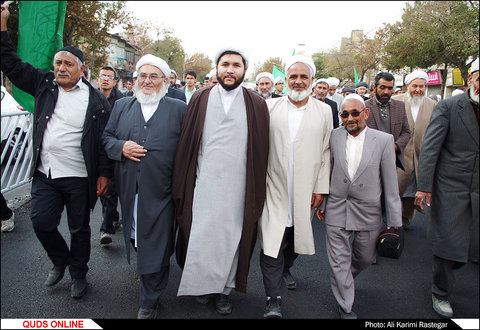 تشرف کاروان های زیارتی علماء اهل سنت کشور به حرم مطهر رضوی