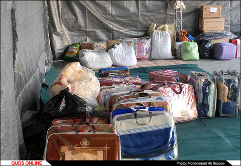 جمع آوری کمک های مردمی در مشهد