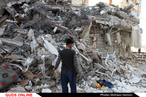 خسارات زلزله در شهر سر پل ذهاب استان کرمانشاه