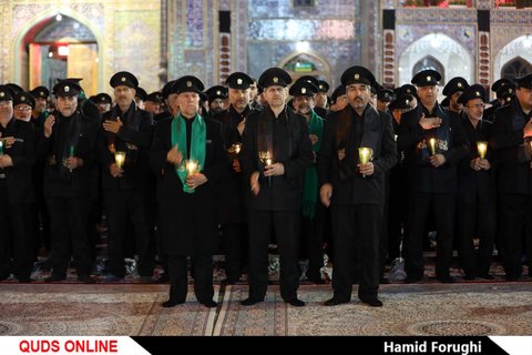 آیین خطبه‌ خوانی شب شهادت امام رضا علیه السلام در حرم مطهر رضوی (2) /گزارش تصویری