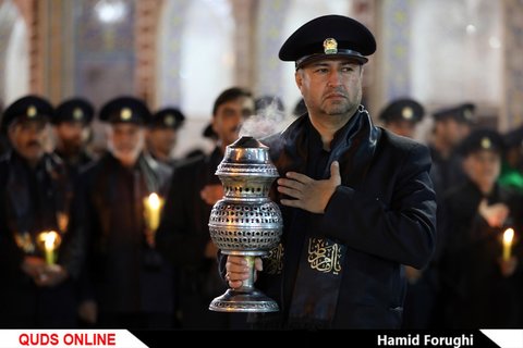 آیین خطبه‌ خوانی شب شهادت امام رضا علیه السلام در حرم مطهر رضوی (2) /گزارش تصویری