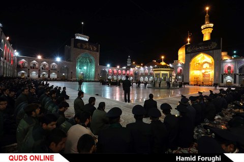 آیین خطبه‌ خوانی شب شهادت امام رضا علیه السلام در حرم مطهر رضوی (2) /گزارش تصویری