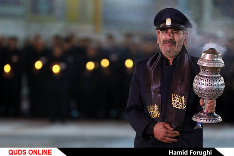 آیین خطبه‌ خوانی شب شهادت امام رضا علیه السلام در حرم مطهر رضوی (2) /گزارش تصویری