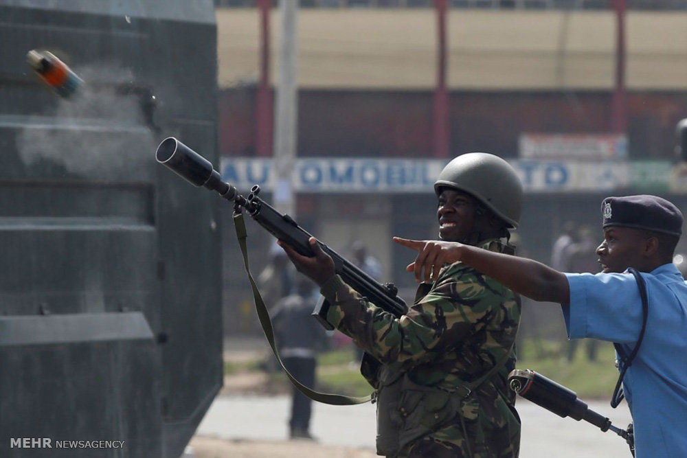 تصاویر/ ادامه ناآرامی ها در کنیا‎
