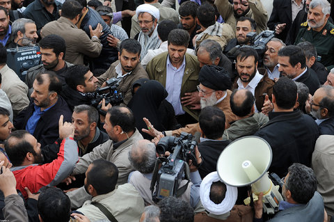 بازدید رهبر معظم انقلاب از مناطق زلزله زده کرمانشاه