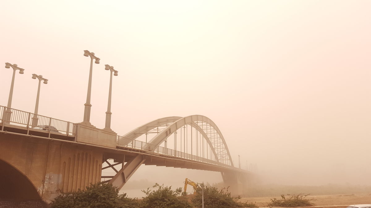 آسمان اهواز خاکی شد