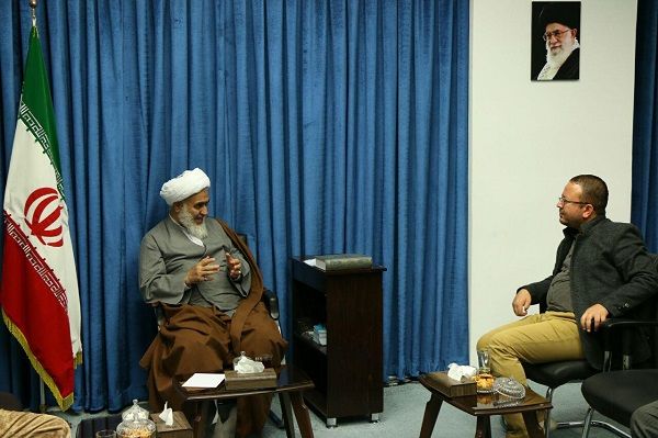 اساتید «دانشگاه راه سعادت کشور افغانستان» با آیت‌الله عابدینی دیدار کردند
