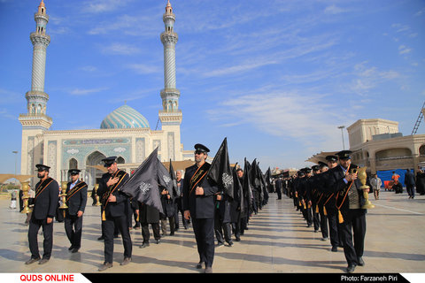 عزاداری خادمان آستان مقدس کریمه اهل بیت(س) 