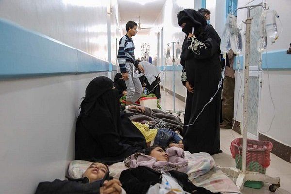 قربانیان وبا در یمن به ۲۲۲۴ نفر رسید/ بیش از ۹۷۵ هزار مورد ابتلا
