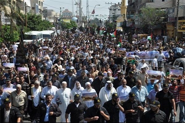 تظاهرات ضد صهیونیستی در نوار غزه/اعتصاب سراسری در اراضی اشغالی

