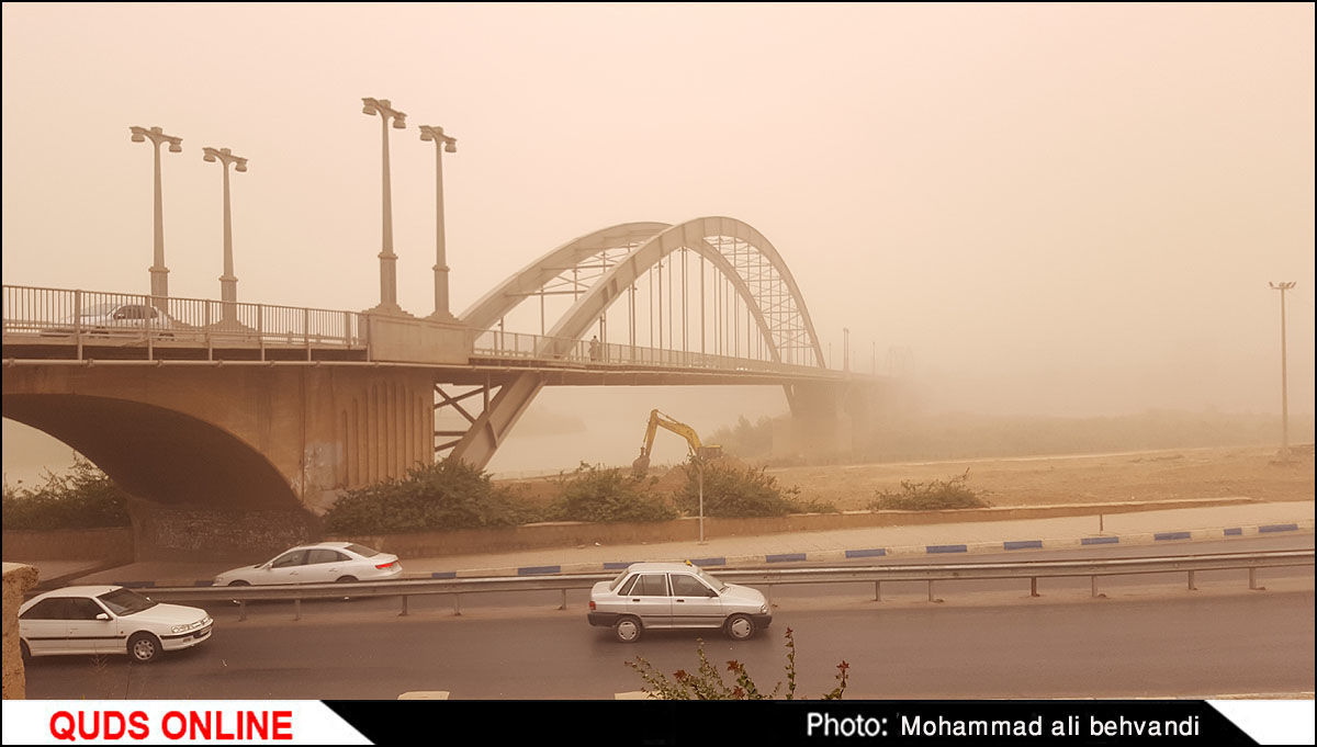 گرد و خاک بیش از سه برابر حدمجاز در خوزستان