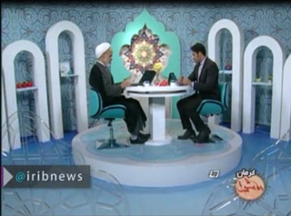 لحظه وقوع زلزله امروز در برنامه زنده مرکز کرمان و واکنش جالب مهمان برنامه!