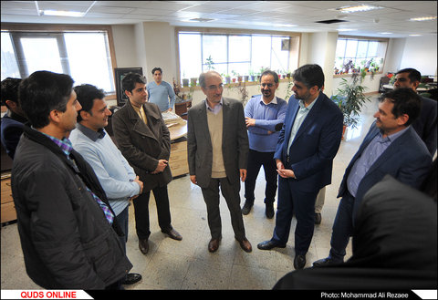 بازدید شهردار مشهد از موسسه فرهنگی قدس